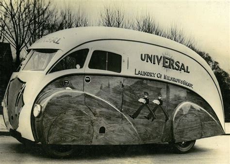 Gorgeous Art Deco Streamline Vans Made At Holland Coachcraft Of Govan Glasgow Flashbak