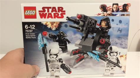 Lego Star Wars First Order Battle Pack Review Youtube