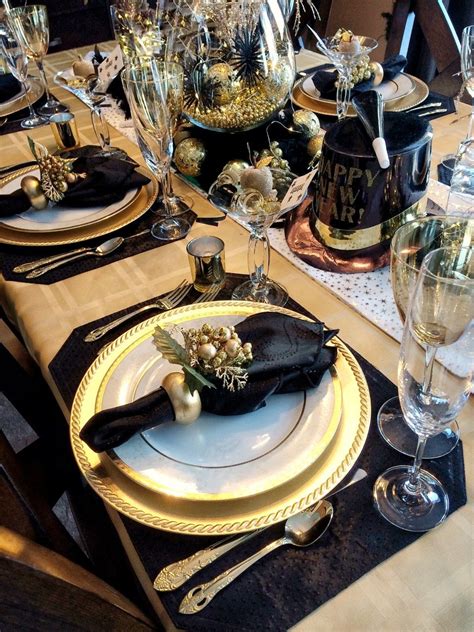 New Years Eve Tablescape