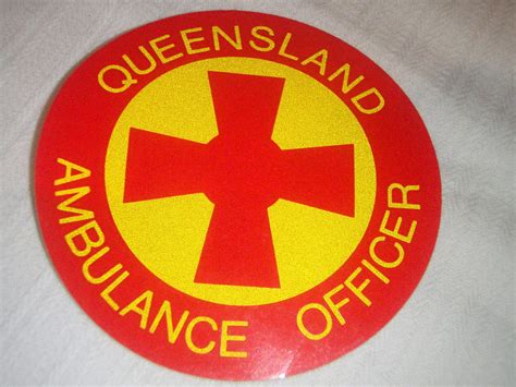 P7160150 Queensland Ambulance Officer Sticker Large Photo Flickr