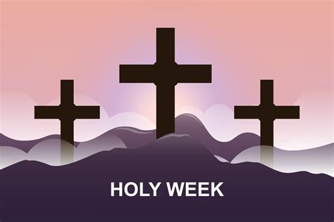 Holy Week background. 21002346 Vector Art at Vecteezy