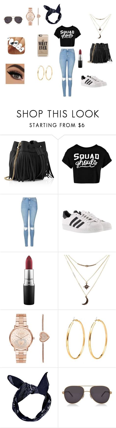 Going Out By Ashleymendoza8 Liked On Polyvore Featuring Whistles Boohoo Topshop Adidas Mac