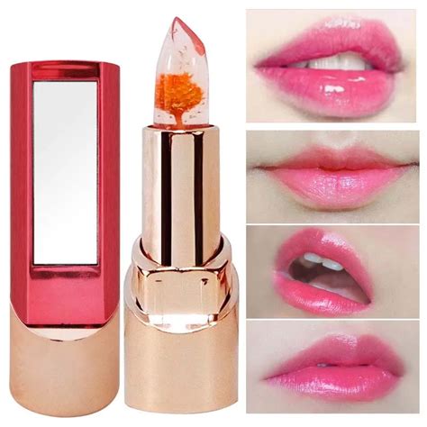 Gold Flower Lipstick Fruit Flavors Moisturizing Lip Blam Waterproof