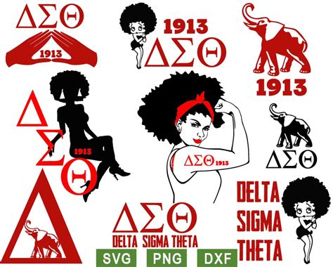 Delta Sigma Theta Svg Dst Sorority Emblem Svg Inspire Uplift