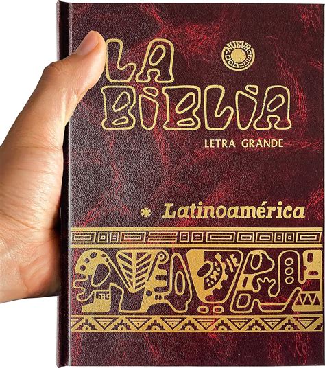 La Biblia Catolica Latinoamericana Letra Grande Edicion Cartone En