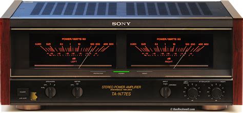 Sony TA N77ES Japan S Greatest Power Amplifier Of All Time Pink