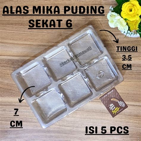 Jual Mika Alas Pudding Mika Puding Sekat Pcs Shopee Indonesia