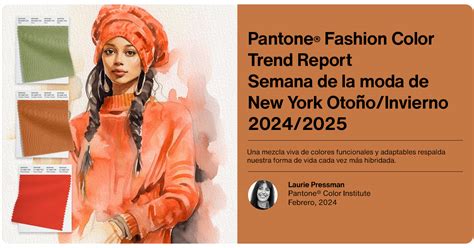 Pantone Fashion Color Trend Report Oto O Invierno