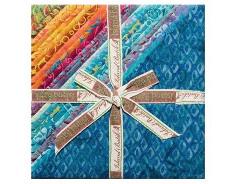 Island Batik Ocean Odyssey Stack X Pre Cut Fabric Squares