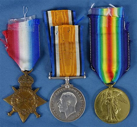 Named WWI British Medal Group to a Soldier Killed in Action at ...