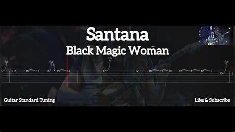 Santana Black Magic Women Tab Guitar YouTube