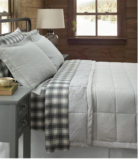 Ultrasoft Comfort Flannel Sheet Set Check Sheets At Llbean