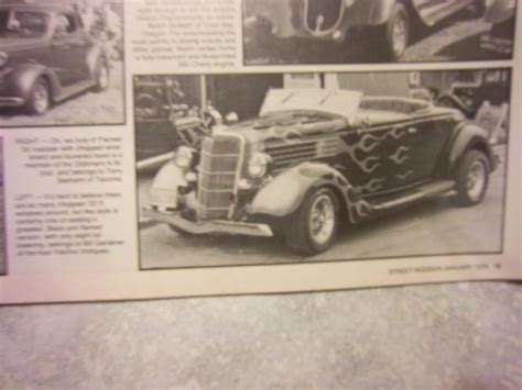 Terry Seaholms 1935 Ford Roadster 1978 Street Rodder Magazine