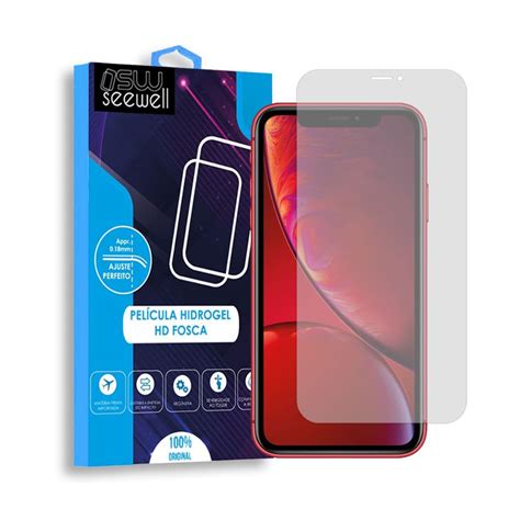 Pelicula Iphone Xr Hydrogel HD Fosca Anti Impacto Cobre Toda A Tela