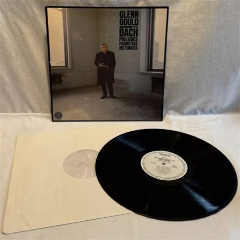 Glenn Gould Bach Preludes Fughettas Fugues Vinyle Lp Cbs Promo