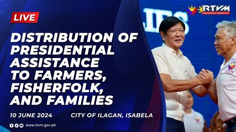 Presidential Assistance To Farmers Fisherfolk And Families In Region