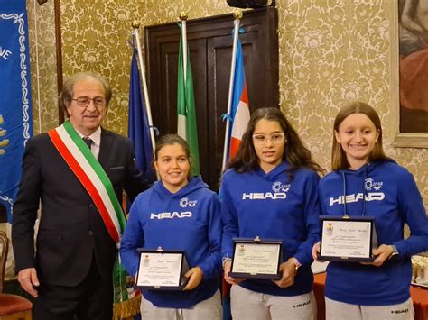 Premiazione Dei Nostri Ragazzi E Ragazze Campioni D Italia E Campioni