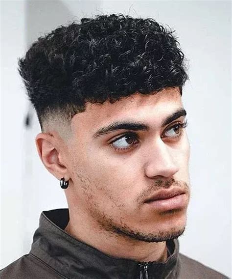 Low Bald Fade With Short Curly Hair On Top Cool Bald Fade Haircuts