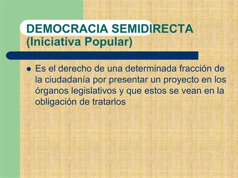 Formas De La Democracia Semidirecta Autoguardado Ppt Descarga Gratuita