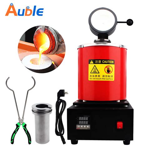 1 2 3kg 2000F Mini Digital Electric Gold Melting Furnace Melting