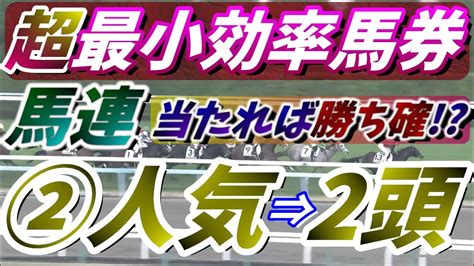 【競馬検証】馬連の2人気を軸とした買い目2点と少ない馬券構成で、回収率100％超えるか検証してみたw 競馬動画まとめ