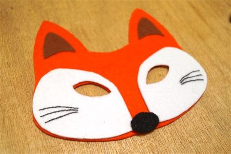 Diy Le Masque Renard En Feutrine Sans Couture Bleudesvosges Fr