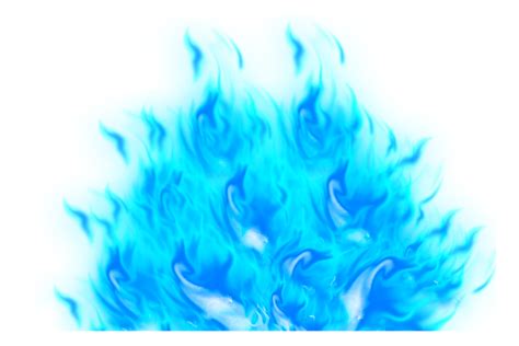 Blue Fire Flames Border Line Hd Png Citypng