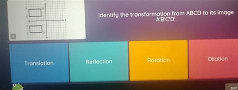 Solved Identify The Transformation From ABCD To Its Image A B C D Q