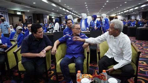 Foto Duet Ganjar Erick Berpotensi Menang Jika Maju Di 2024 Begini