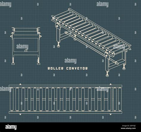 Roller Conveyor CAD Drawings