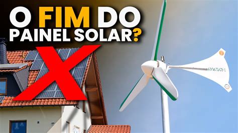 FIM da ENERGIA SOLAR Nova TURBINA EÓLICA é capaz de MUDAR tudo YouTube