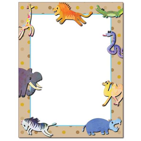 Buy Animal Babies Letterhead The Image Shop