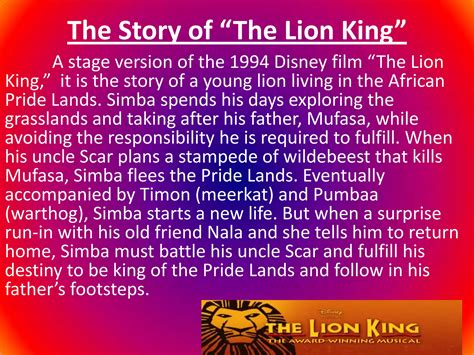 The Lion King | PPTX