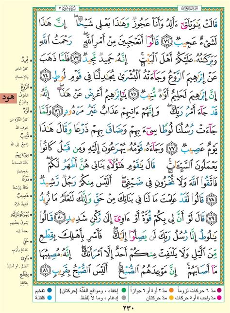 تفسير سورة هود صفحة 230 من القرآن الكريم للشيخ الشعراوي