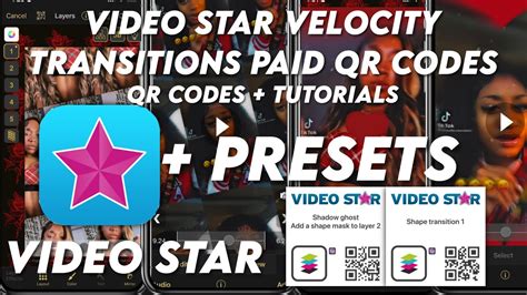 Video Star Velocity Transitions Paid Qr Codes Youtube