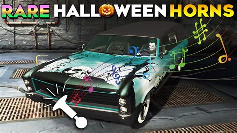 Gta 5 Online How To Unlock Rare Halloween Horns For Your Vehicles Youtube