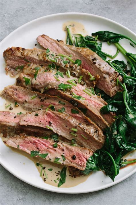 Recipe Flank Steak With Bourbon Cream Sauce Recipe Flank Steak Easter Dinner Recipes Meat