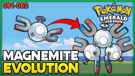 Pokemon Emerald How To Evolve Magnemite Into Magneton Hoenn Pokedex