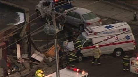 Ambulance Crashes Into Building Fox News Video