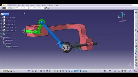 Catia V5 Universal Joint Ball Joint Mechanism No Tutorial Youtube