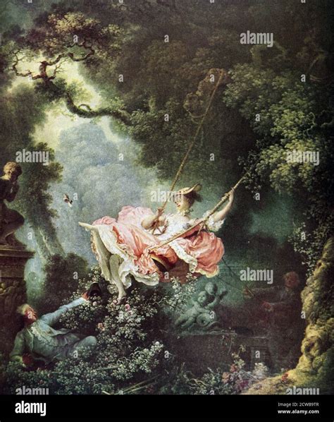 Painting Titled The Swing By Jean Honore Fragonard Jean Honore Fragonard 1732 1806 A French