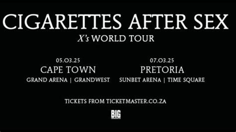 Cigarettes After Sex Announce Xs World Tour Za