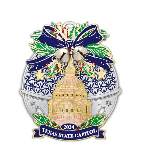 2024 Texas Capitol Ornament Jingle Bells