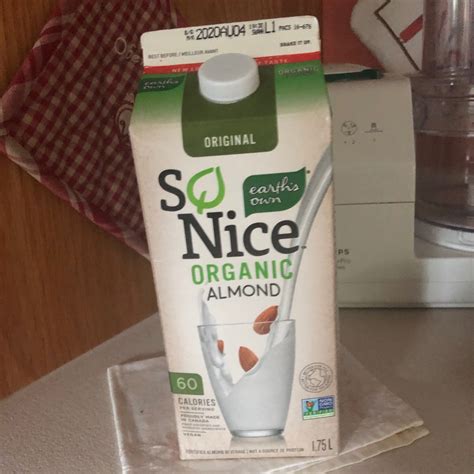 Earth S Own So Nice Organic Almond Milk Reviews Abillion