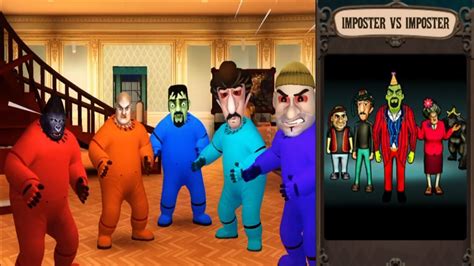 All Scary Imposter On One Zone Scary Stranger Imposter Vs Imposter