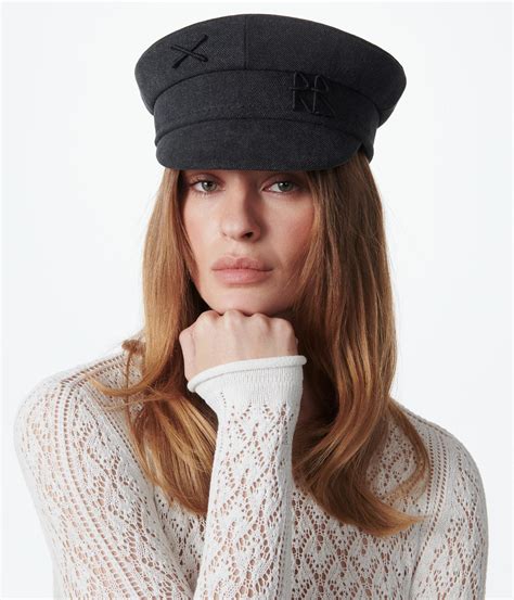 Logo Embellished Denim Baker Boy Cap • Ruslan Baginskiy Hats