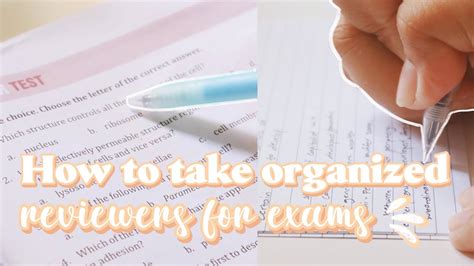 How To Take Organized Reviewers For Exams I Tips To Make Your Reviewers