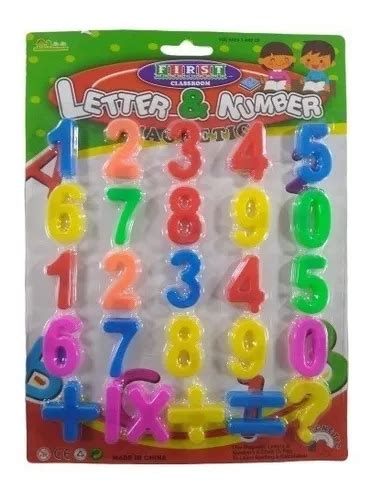 Letras Y Numeros Didacticos Magneticos Mercadolibre