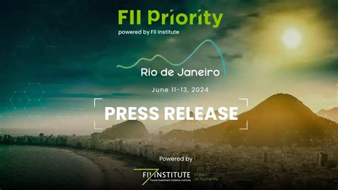 Fii Priority Rio De Janeiro Summit Concludes With Key Discussions On