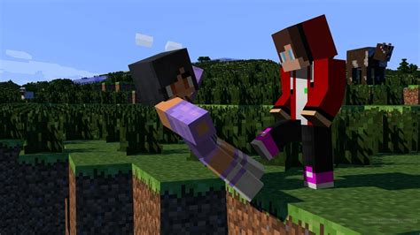 JJ And Mikey Crying Aphmau And Ein In Minecraft Aphmau Maizen Jj